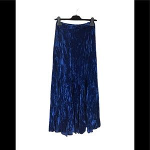 Velvet Palazzo skirt